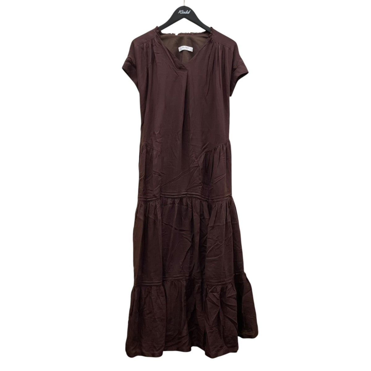 Her lip to Mistral Belted Shirt DressVネック バックオープン 半袖ワンピース1252305225 古着・中古-1枚目のアイテム画像