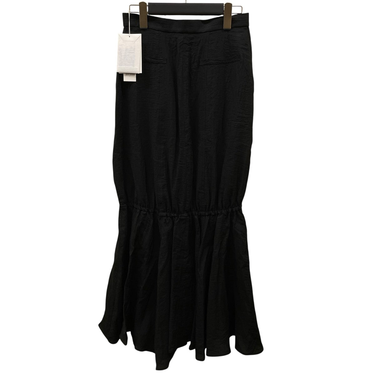 AKIRA NAKA Dalila gathered hem skirtロングスカートAR2514 BK 古着・中古-2枚目のアイテム画像