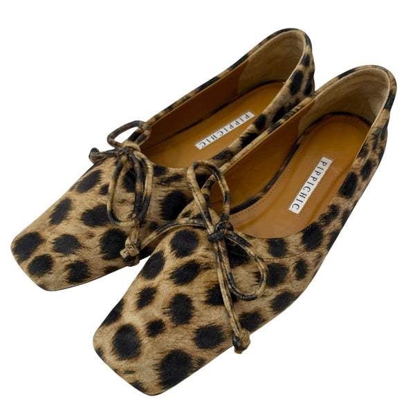 Pippichic(ピッピシック) AMBER BALLETレオパード柄 バレエシューズ