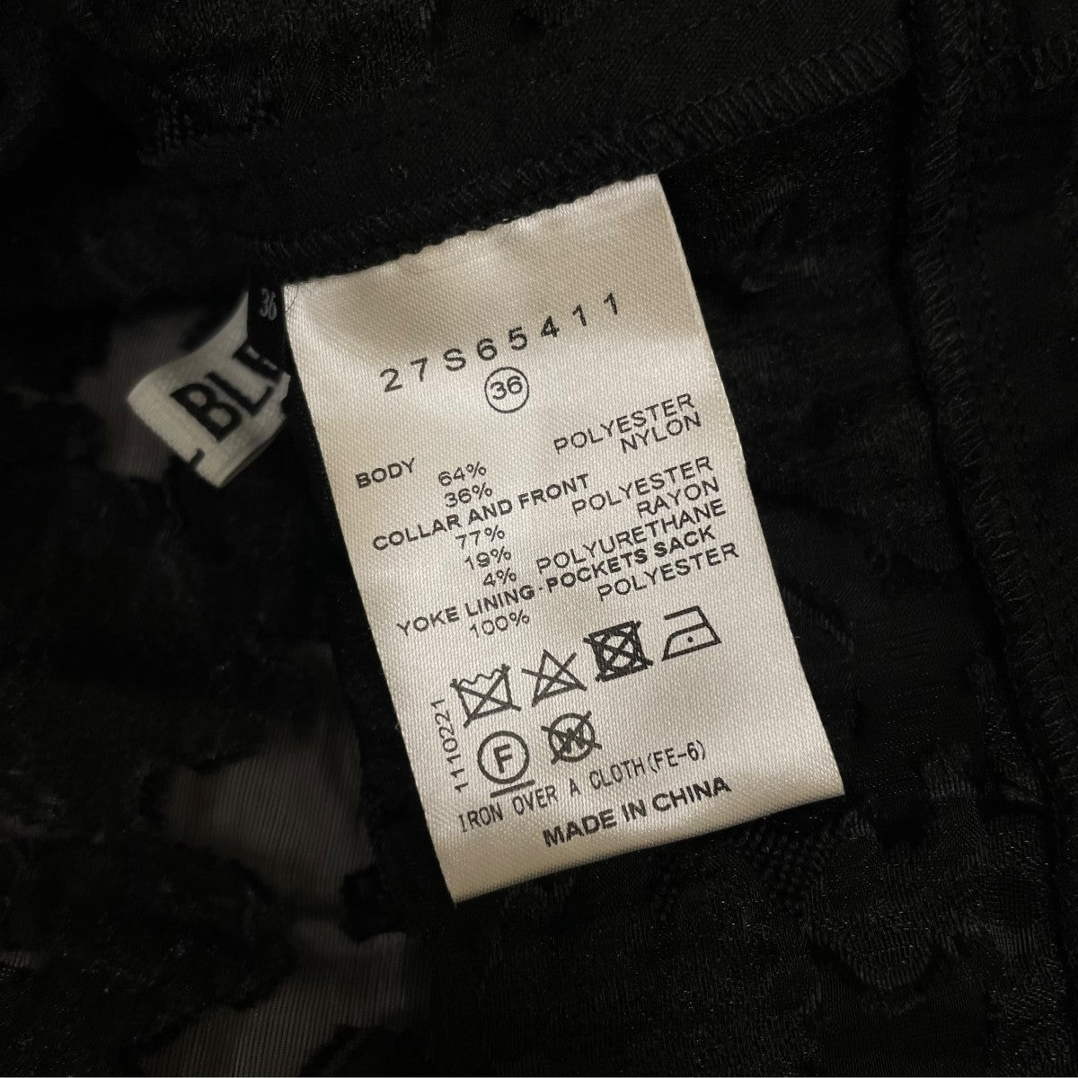 Sheer Jacquard Dressシアージャガード織り 半袖ワンピース27S65411