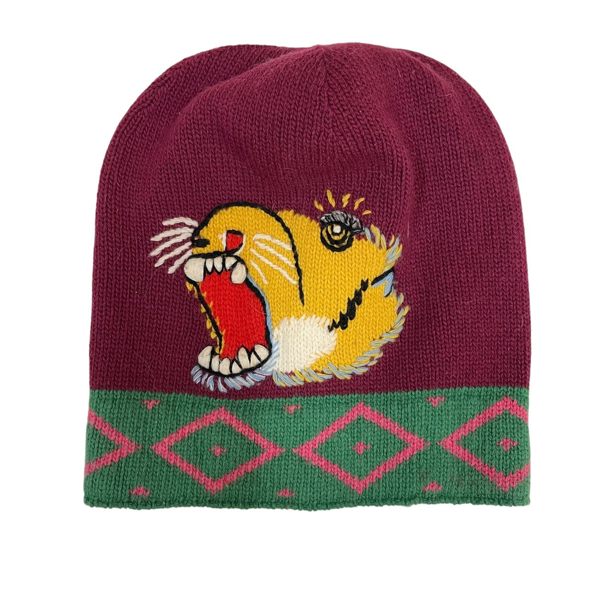 タイガー刺繍ニット帽