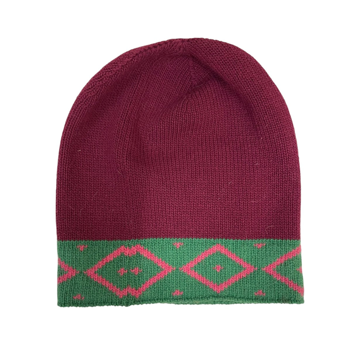 GUCCI(グッチ) タイガー刺繍ニット帽 パープル サイズ M｜【公式