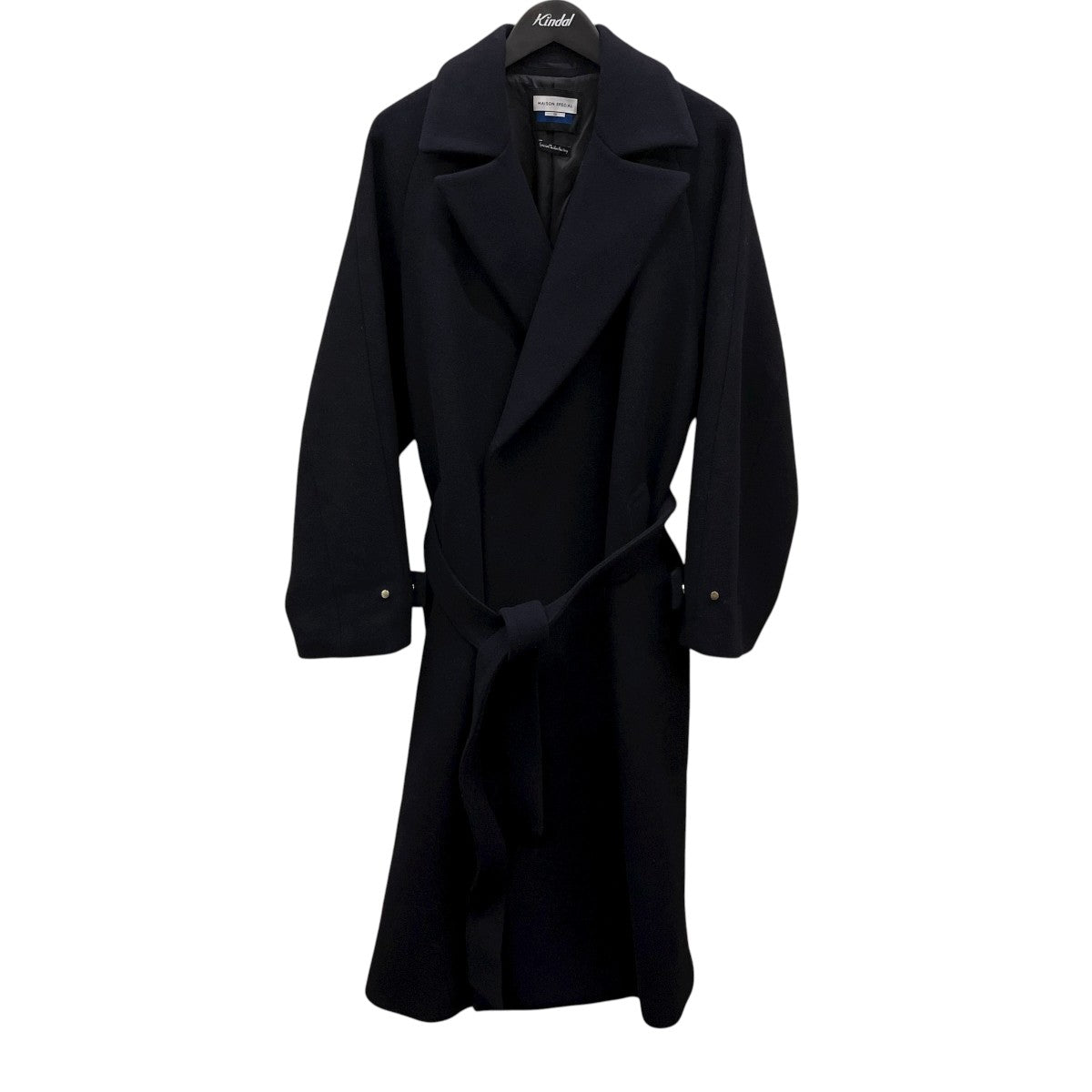 黒のベストコート コントラストカフスオーバーサイズコート - ブラック | ZARA