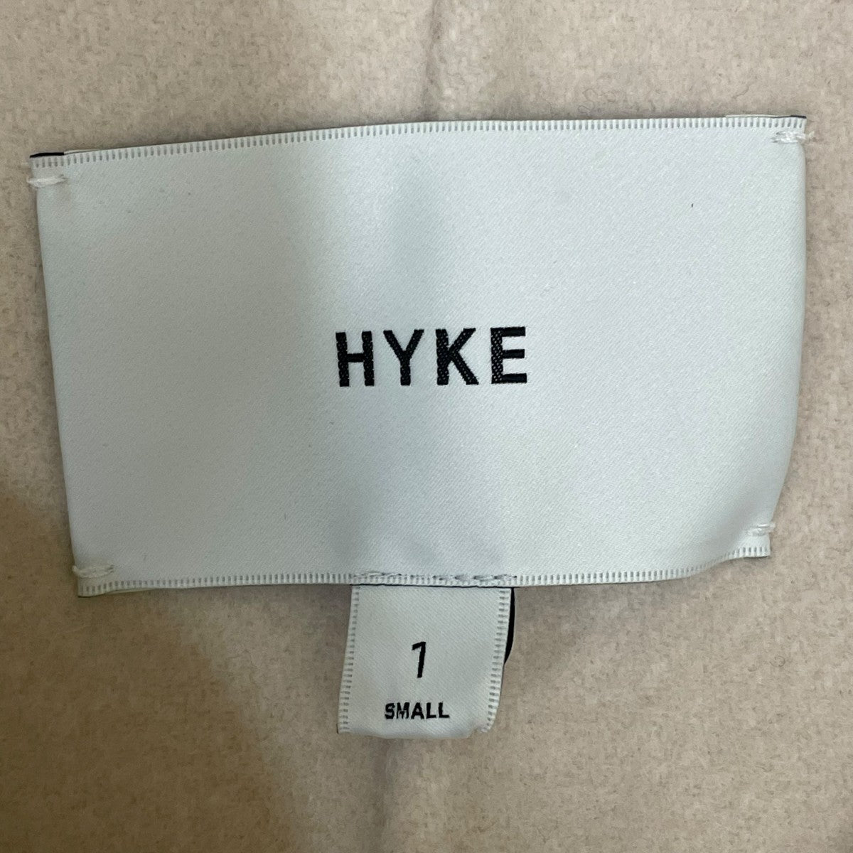 DOUBLE FACE PEACOAT HYKEノーカラージャケット222-17341