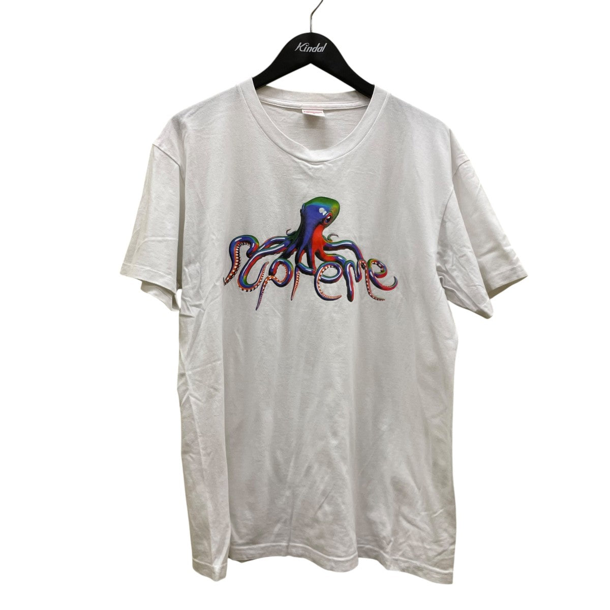 Supreme 18SSTentacles Octopus Teeタコ プリント 半袖Tシャツ コットンTシャツ 古着・中古-1枚目のアイテム画像