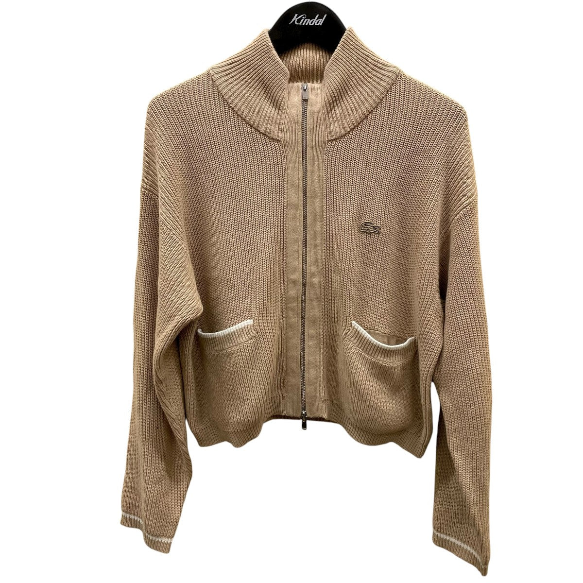 LACOSTE(ラコステ) ジップアップオーゲージニットブルゾンニット