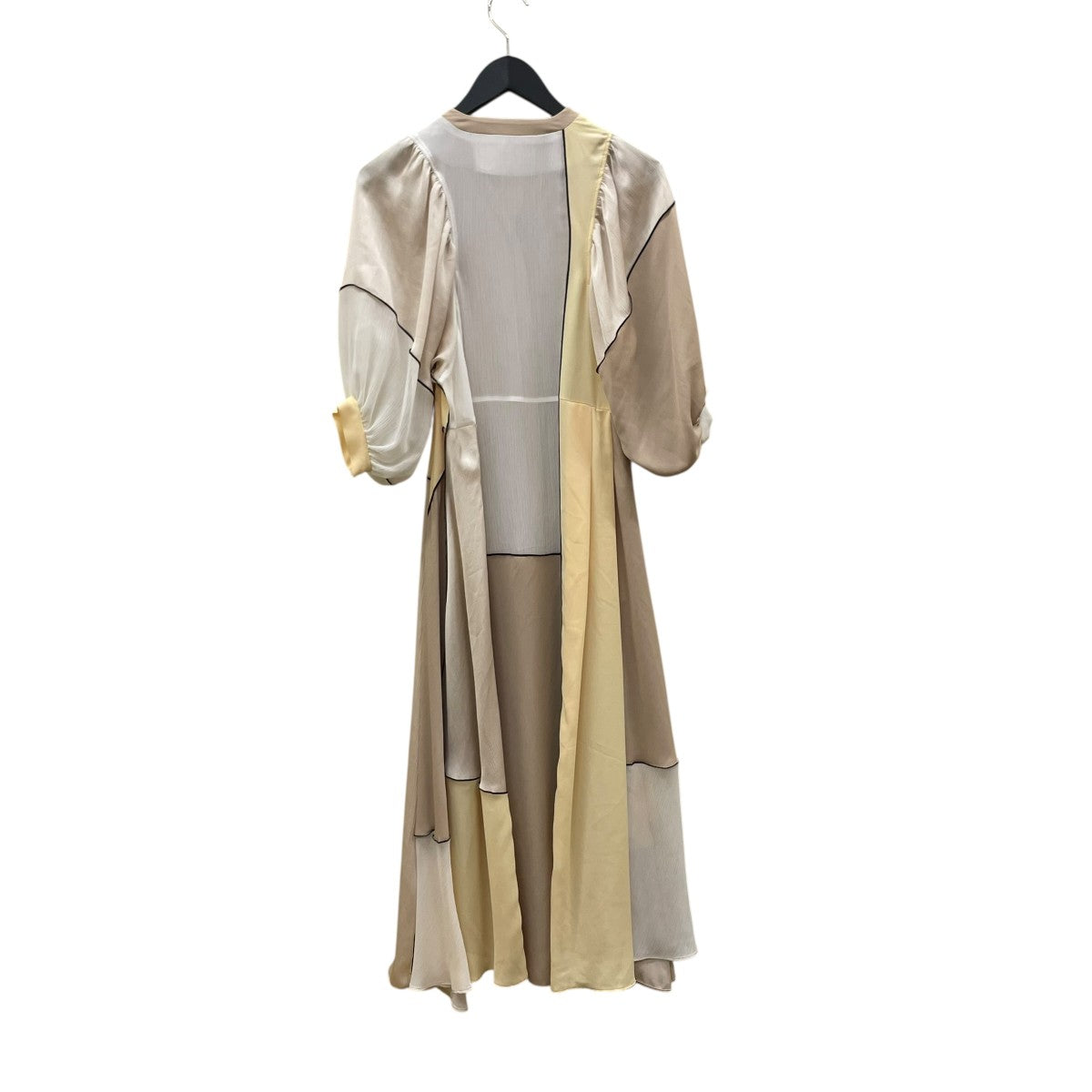 パッチワークワンピース7分袖ワンピースRWF0201074