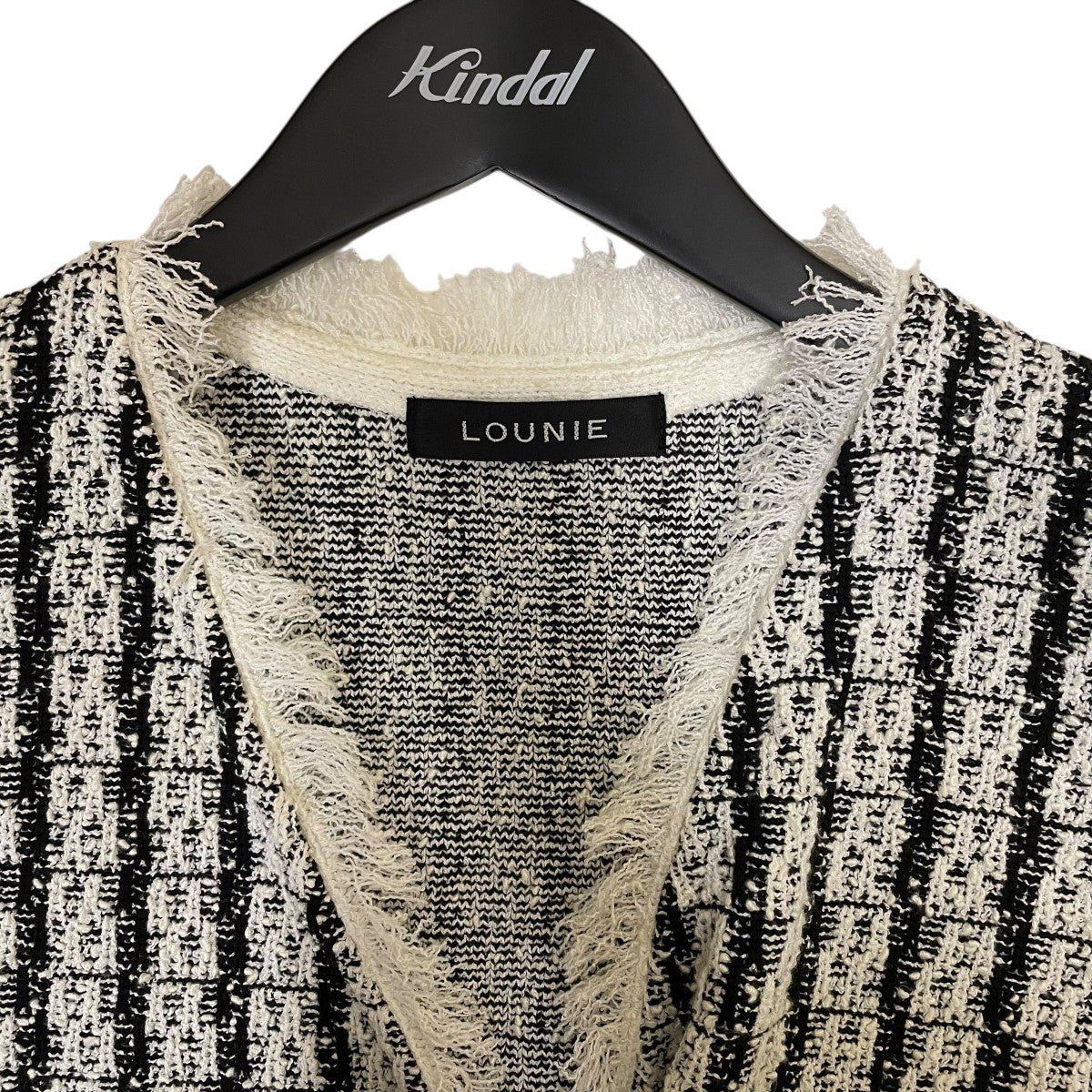 LOUNIE(ルーニィ) ツイードジレ14530343 14530343 ホワイト