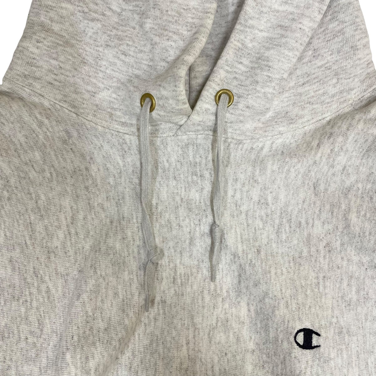 Champion リブ切替 90S 刺繍タグリバースウィーブ プルオーバー