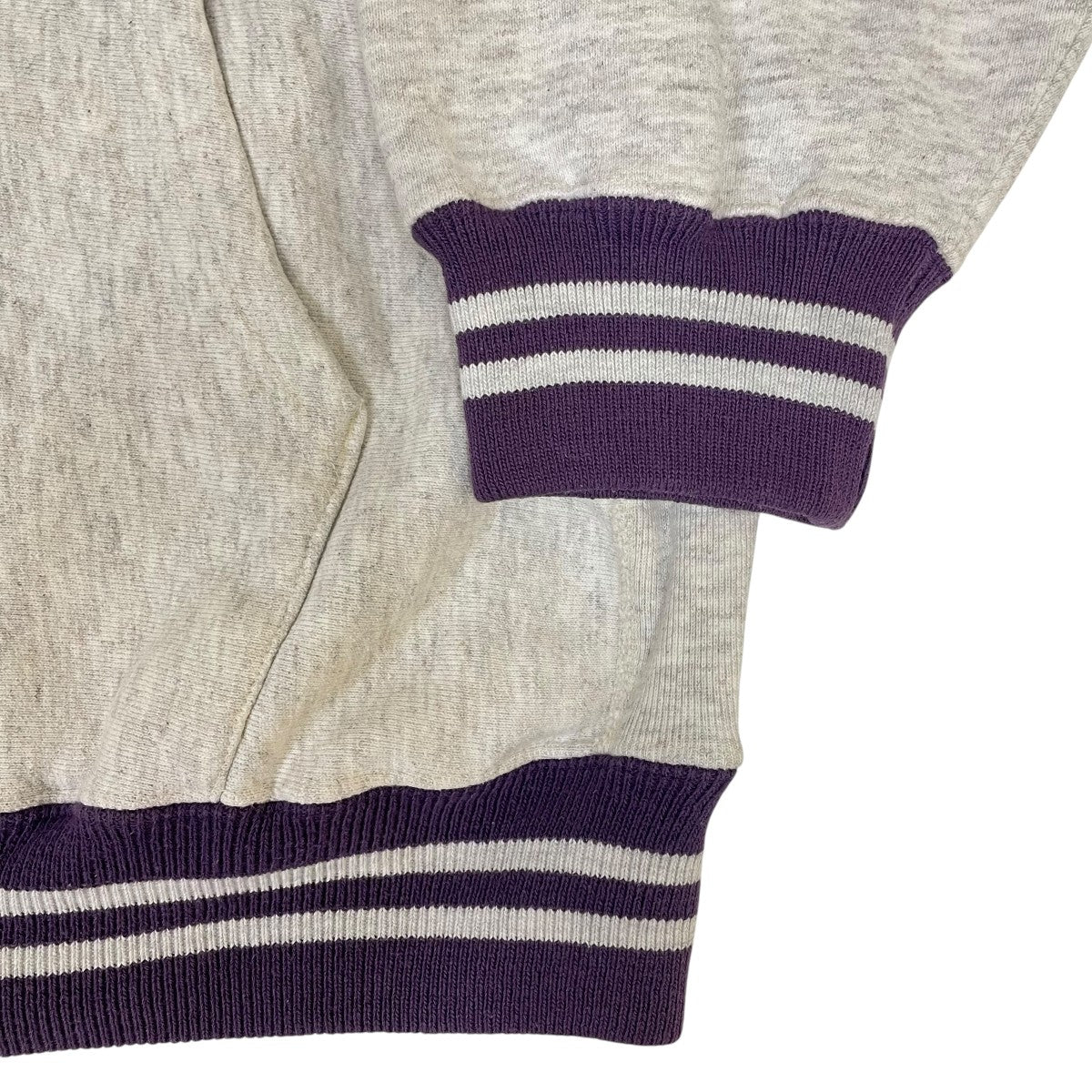 Champion(チャンピオン) リブ切替 90S 刺繍タグリバースウィーブ プル