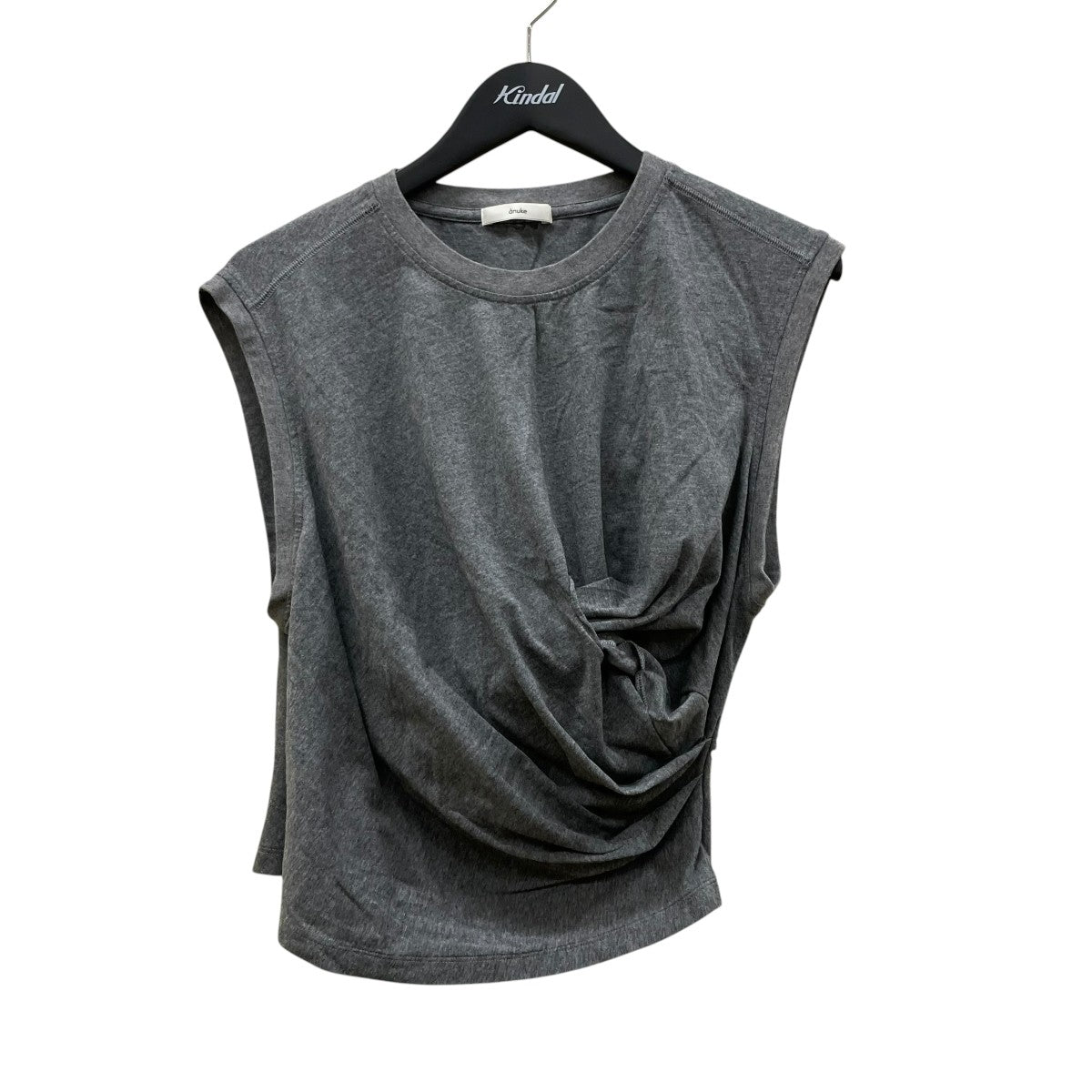 anuke anuke Drape Cut Tanktopノースリーブブラウス62420617 古着・中古-1枚目のアイテム画像
