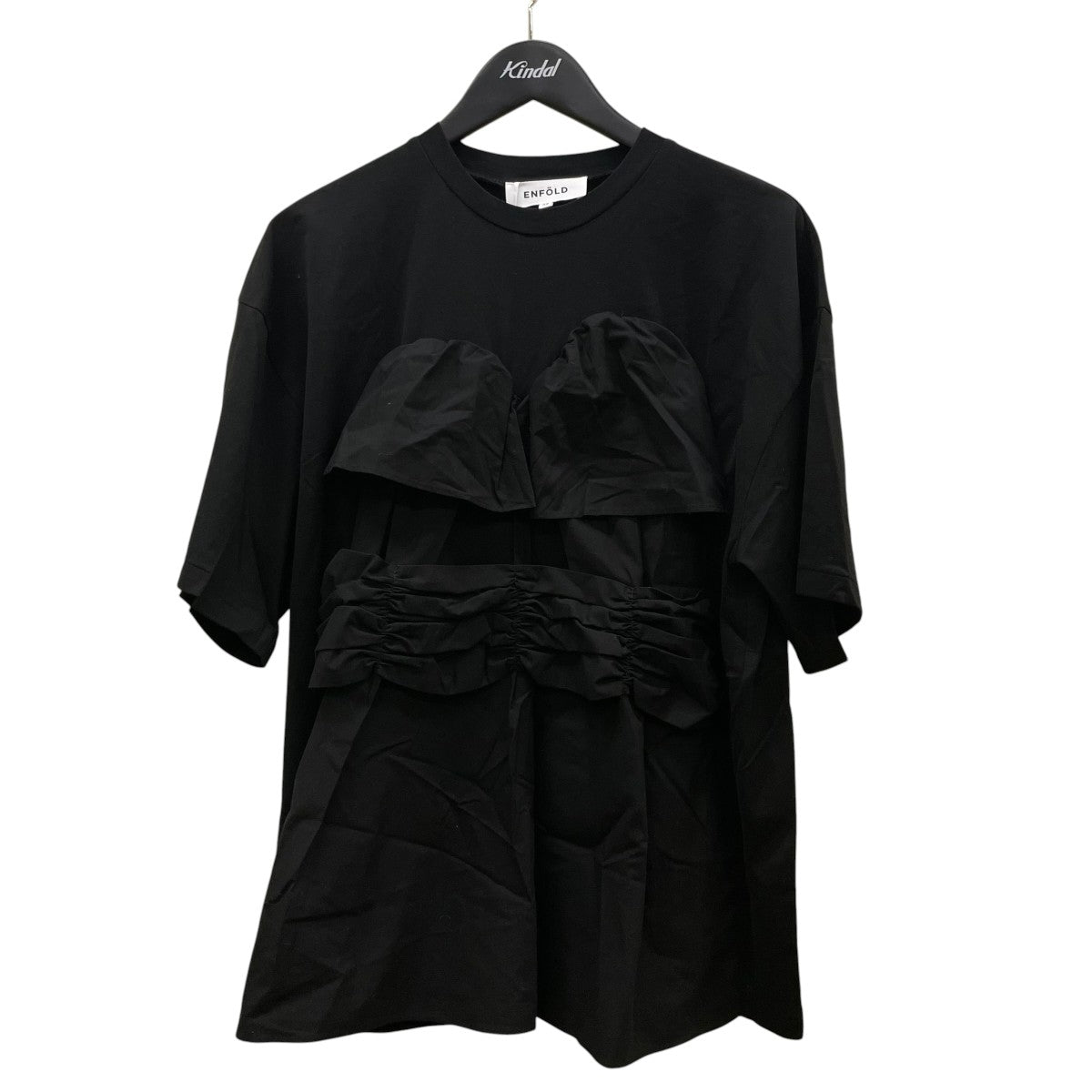ENFOLD FRONT-DETAIL半袖Tシャツ300GA280-2260 古着・中古-1枚目のアイテム画像