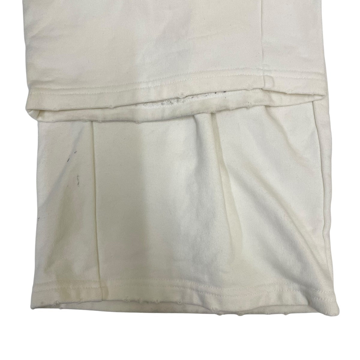 ancellm 25ss tuck sweat pants ホワイト サイズ0 25ss ancellm tuck