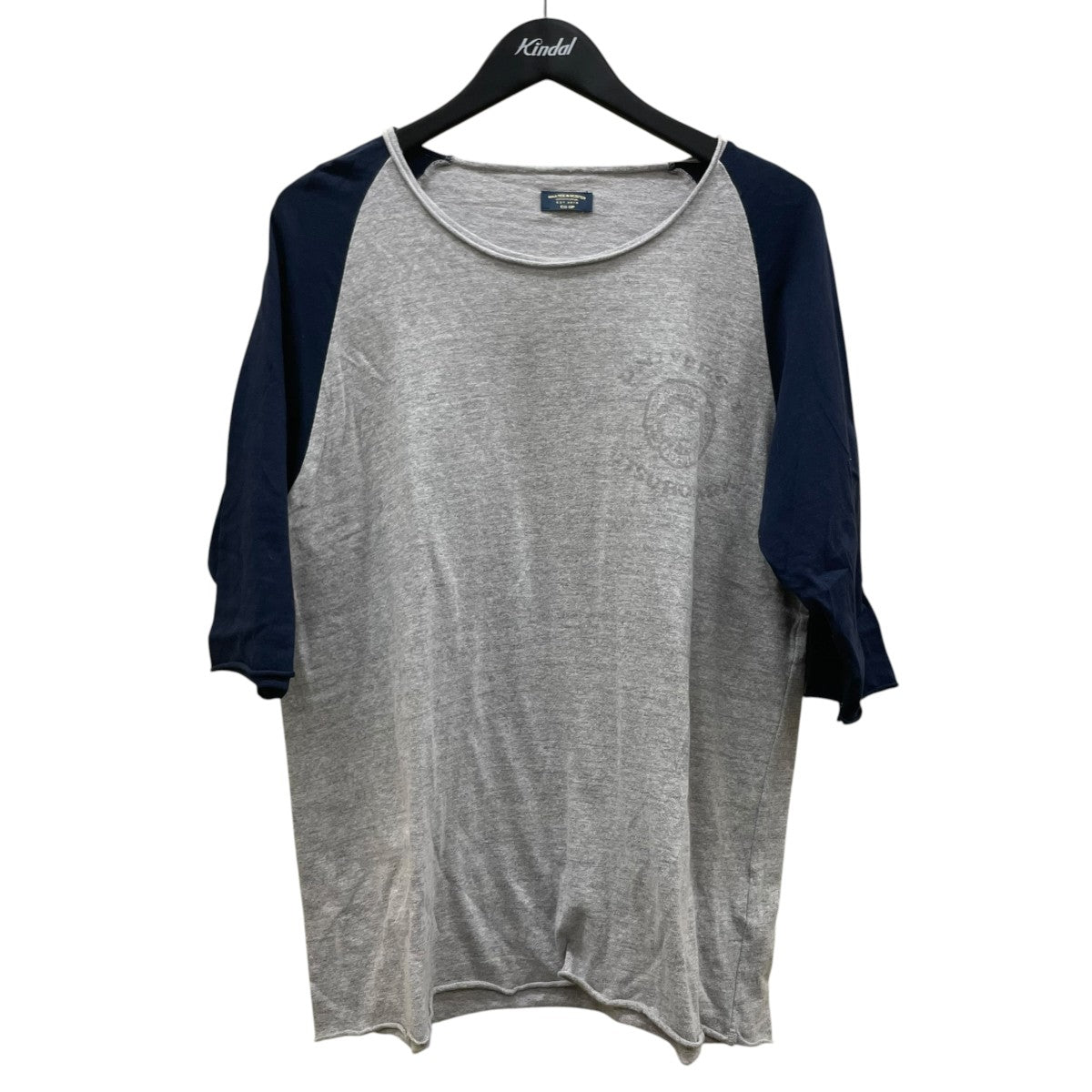 MAATEE＆SONS 別注MusterWerkラグランスリーブ 切りっぱなし コットンTシャツMTMU4103 0801 古着・中古-1枚目のアイテム画像
