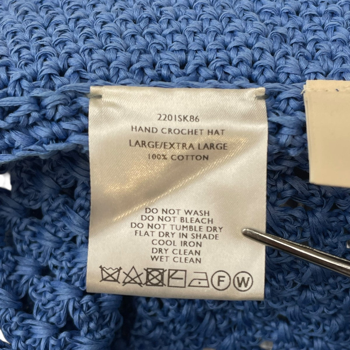 22SSHAND CROCHET HATバケットハット220ISK86