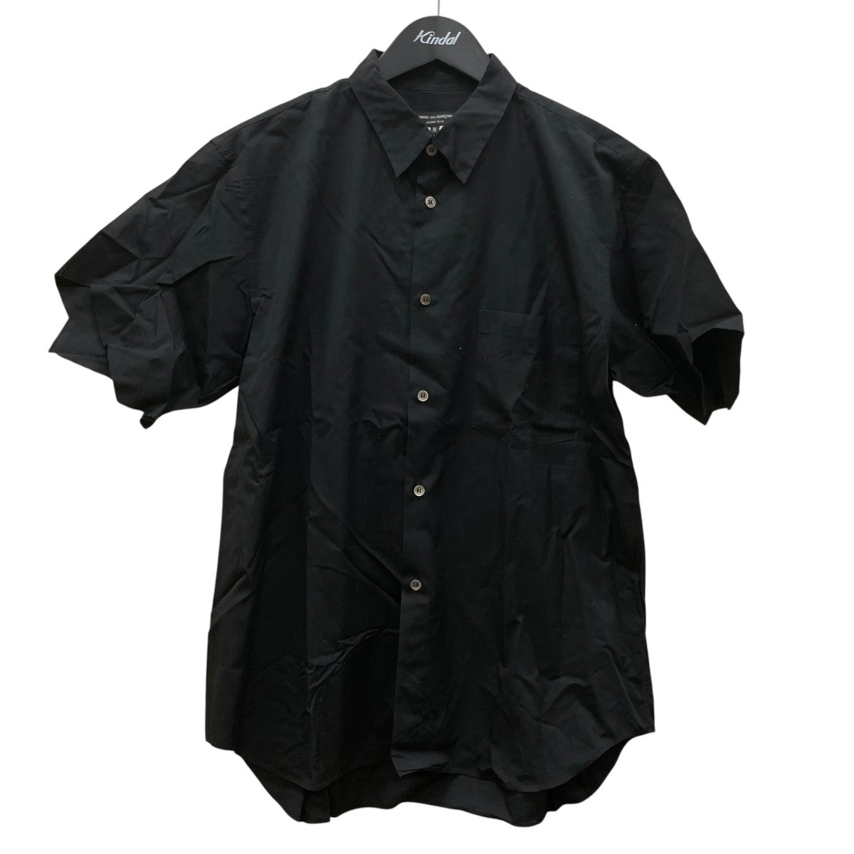 COMME des GARCONS HOMME PLUS 無地 コットン 半袖シャツ オーバーサイズシャツPQ-B012 古着・中古-1枚目のアイテム画像