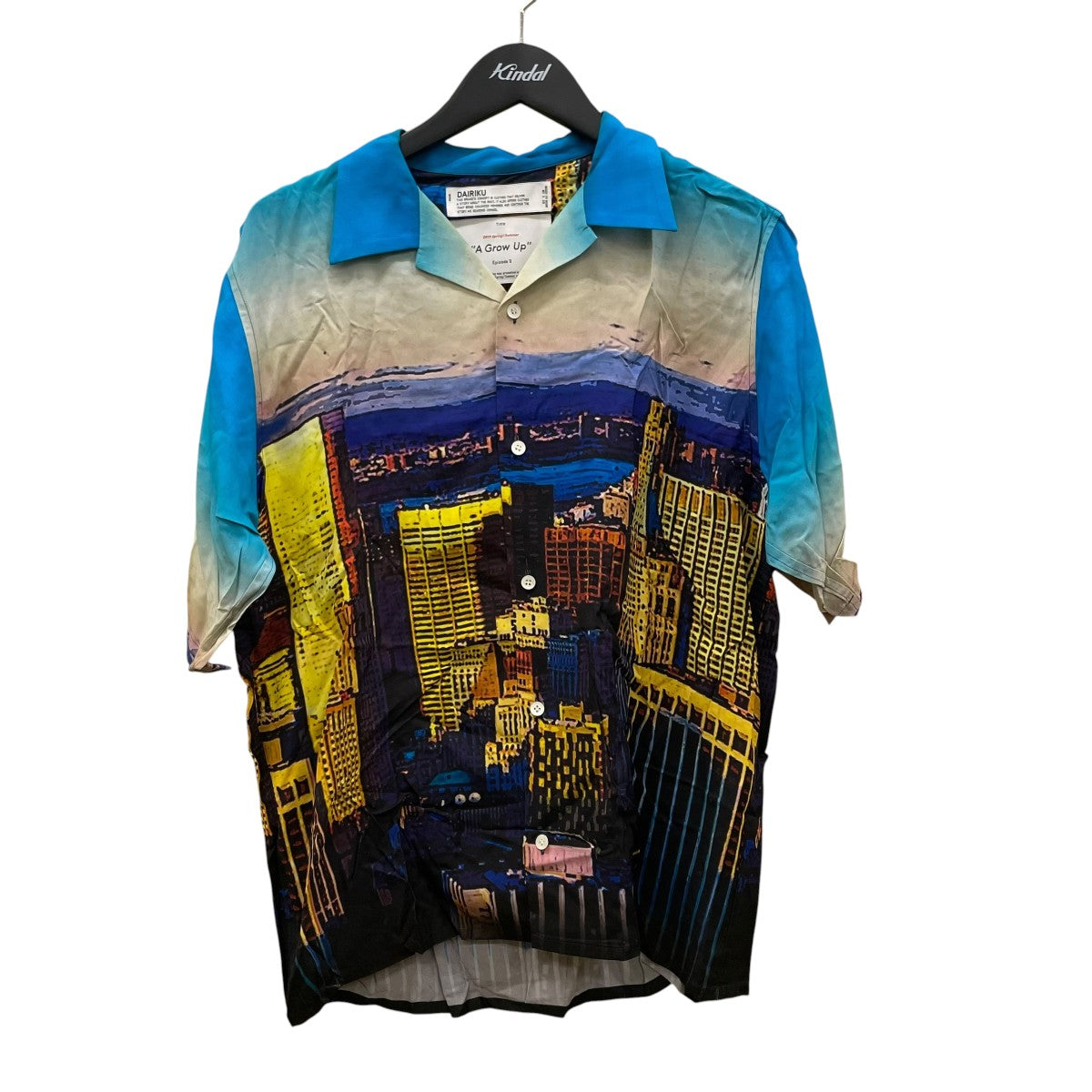 DAIRIKU 19SSSkyscraper Aloha Shirt半袖シャツ19SS S-1 古着・中古-1枚目のアイテム画像