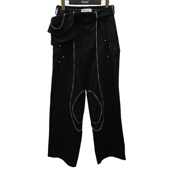 24ss　KIKO KOSTADINOV　TONINO　ユーティリティパンツ　黒 24ss KIKO KOSTADINOV TONINO ユーティリティパンツ 黒 - メルカリ