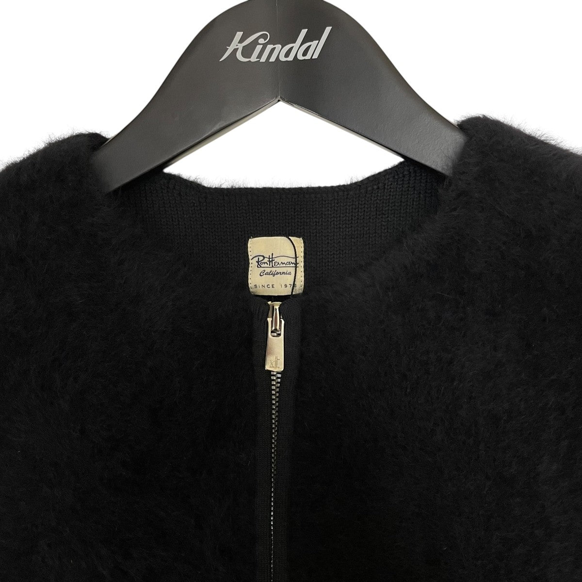 未使用級✨ ロンハーマン 2024AW カシミヤ×フォックス素材 ベスト 黒色 未使用級✨ ロンハーマン 2024AW カシミヤ×フォックス素材