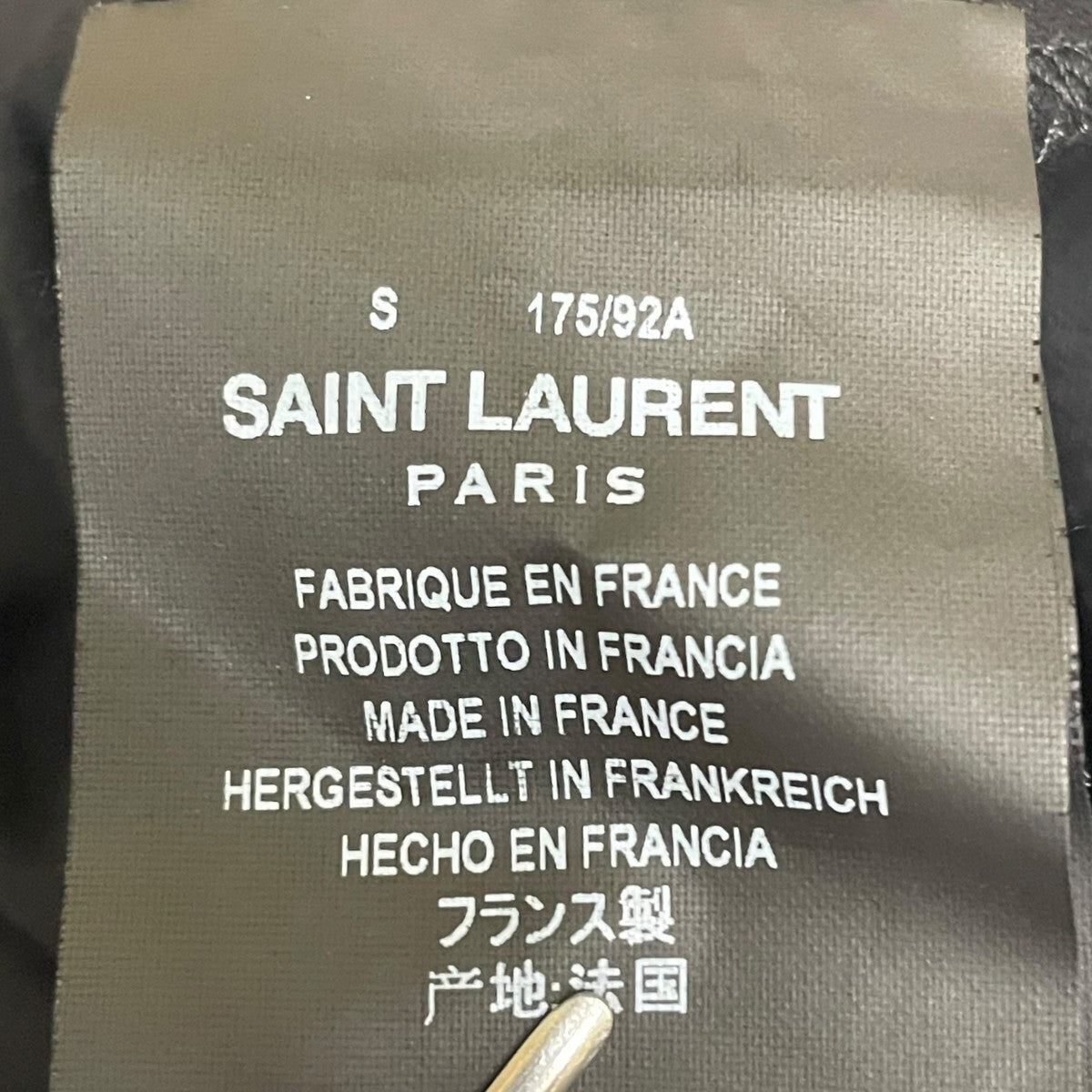 Saint Laurent Paris 17SSSMOKING KILLS TEEロゴプリント 半袖Tシャツ コットンTシャツTV63 482676 YB1HU 1004 古着・中古-5枚目のアイテム画像