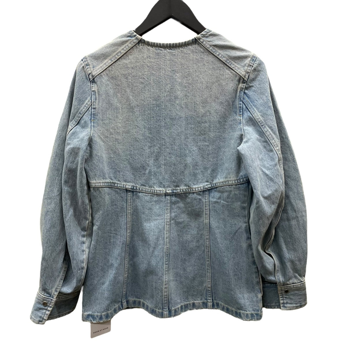 Adam et Rope(アダムエロペ) フロントホックデニムブラウスGAH 05000 A