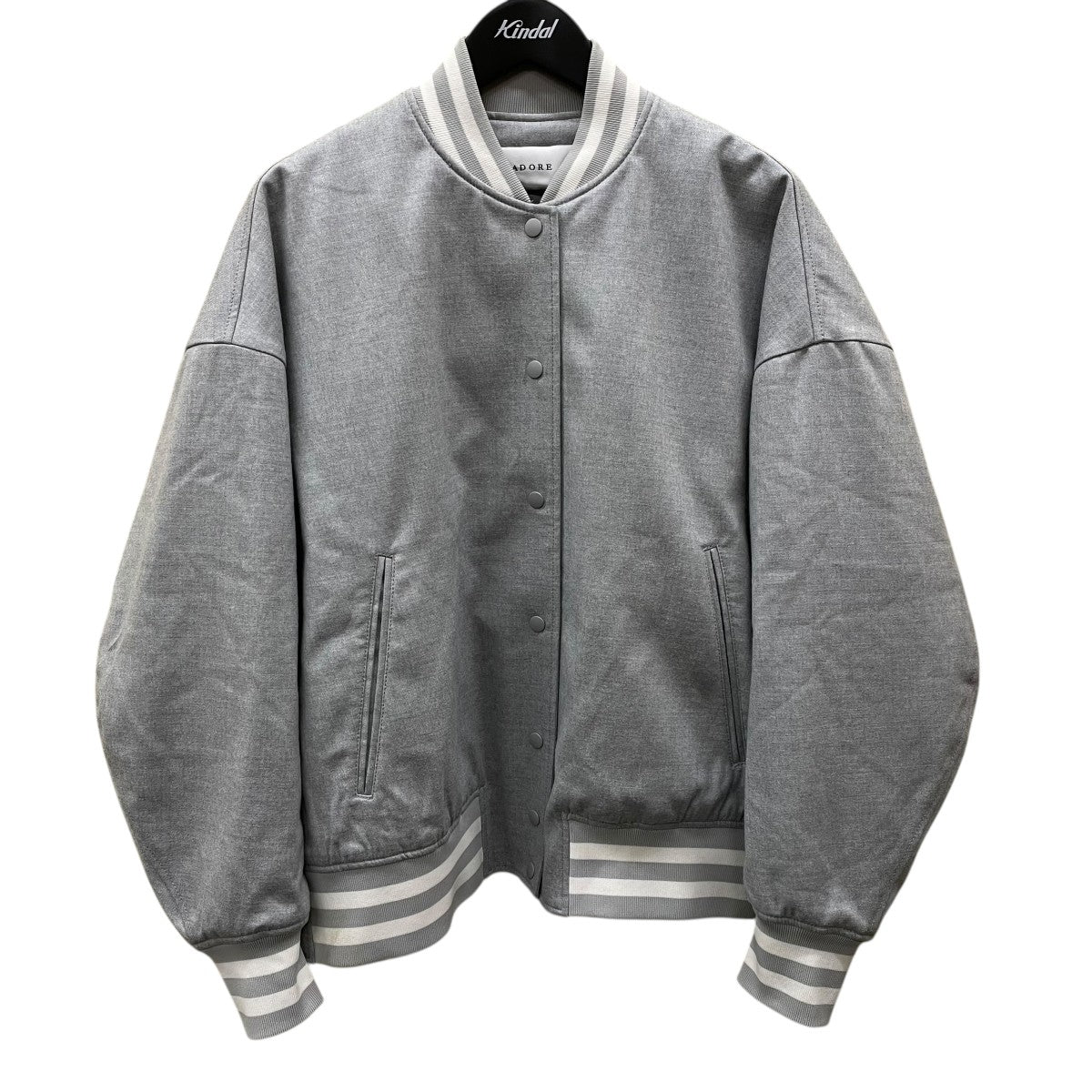 ADORE(アドーア) ウールサキソニージャケット グレー サイズ 38