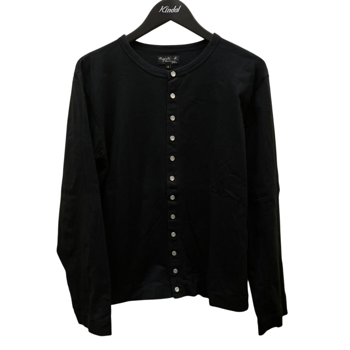 agnes b(アニエスベー) スナップボタンカーディガンワンピース