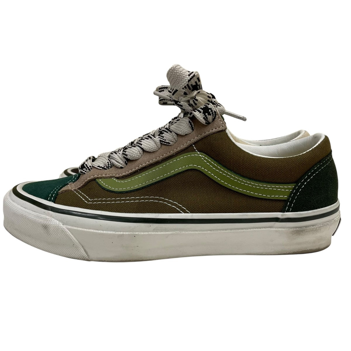 バンズのスニーカー Vans Old Skool 721278 Unisex Black Lace up Skateboard Shoes Size