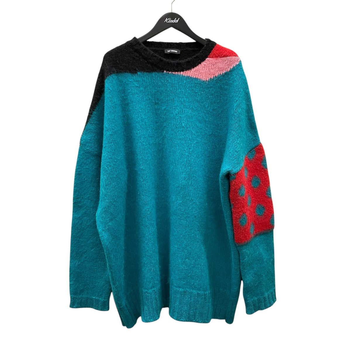 Oversized contracting strokesニットセーター212-822
