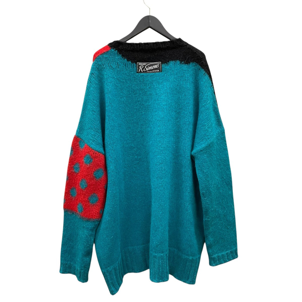 Oversized contracting strokesニットセーター212-822