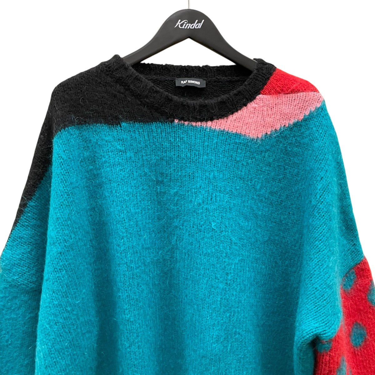 Oversized contracting strokesニットセーター212-822