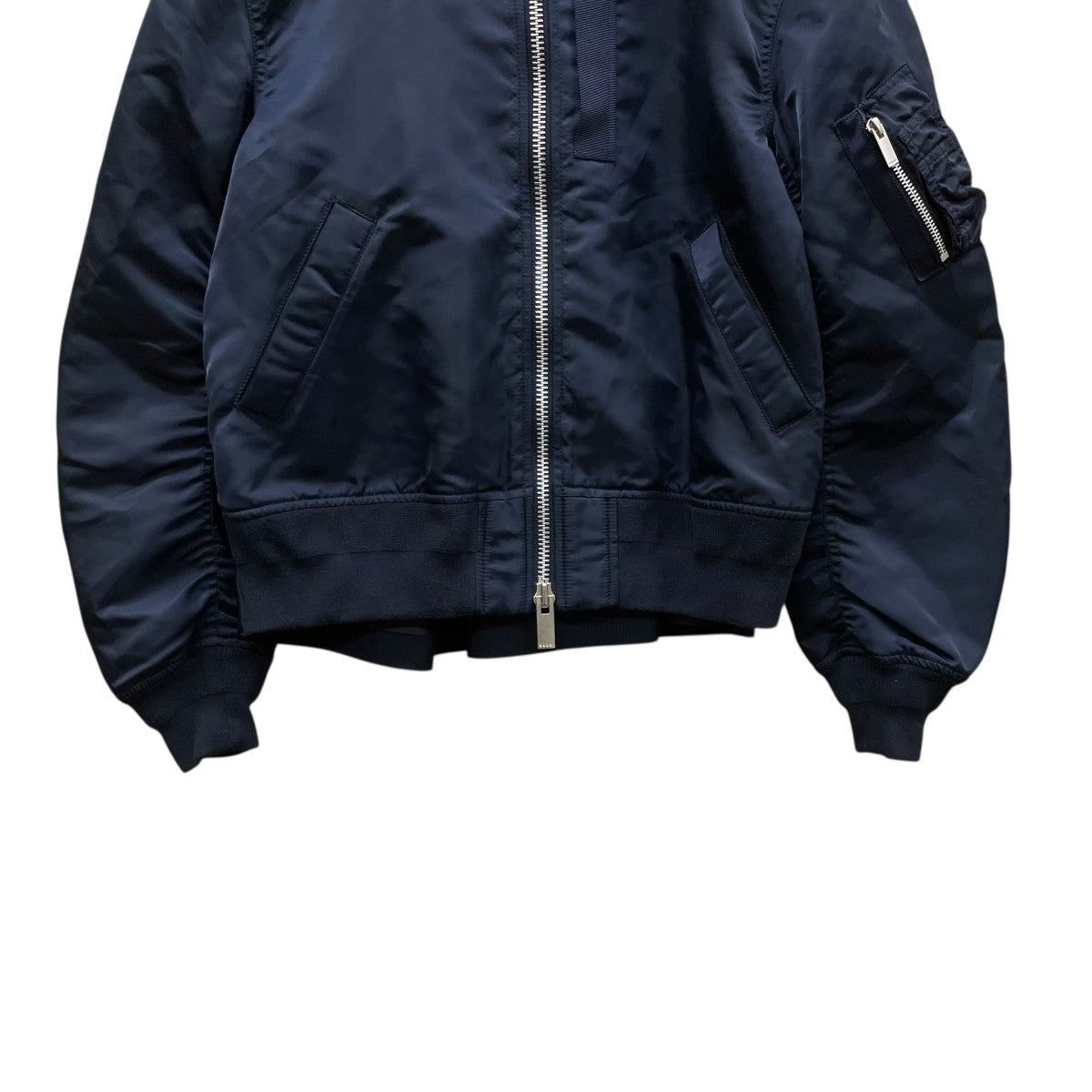 sacai(サカイ) MA-1ジャケットSCW 001 SCW 001 ネイビー サイズ 1
