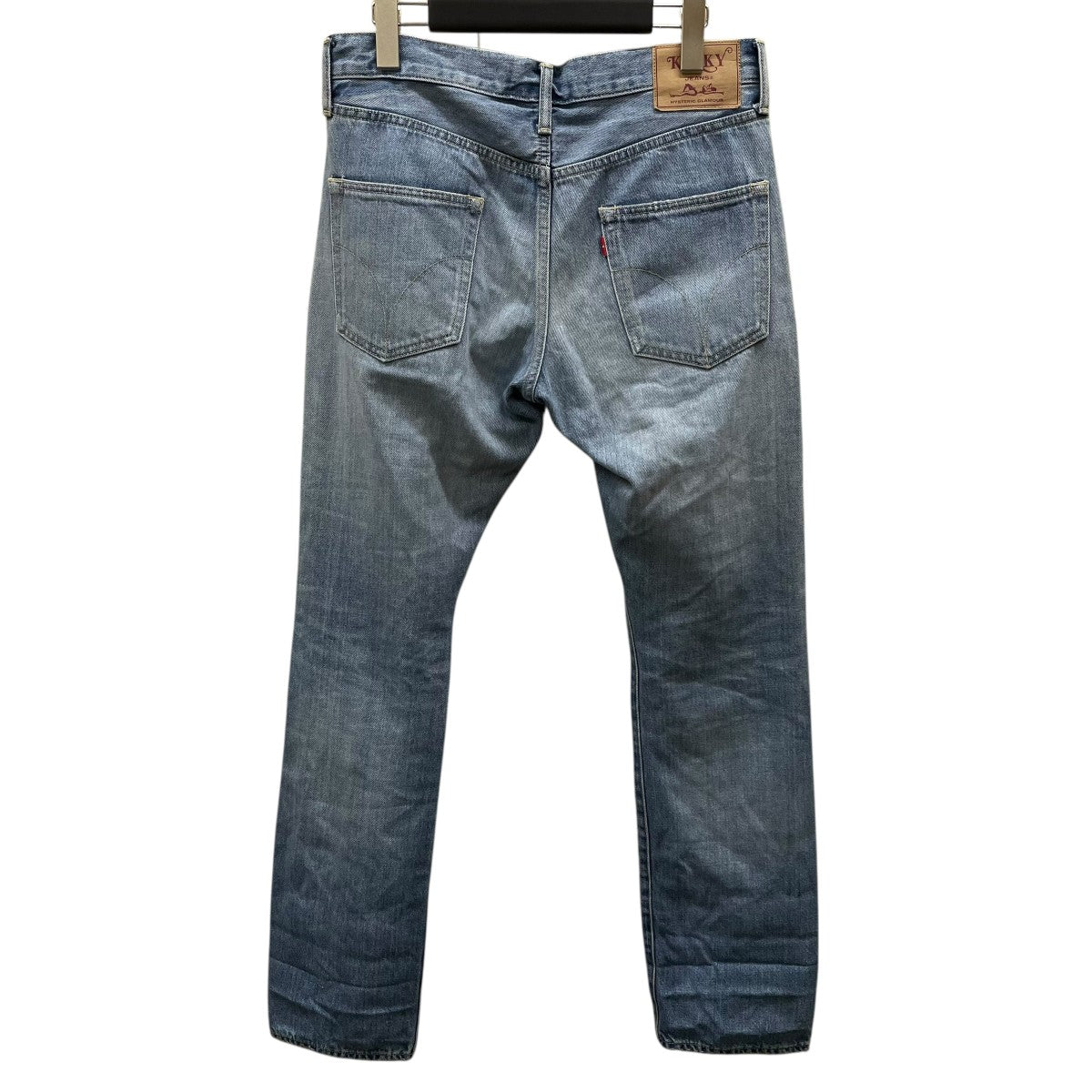 Hysterics ダメージ加工 デニム S スキニー ストレート Hysteric Glamour(ヒステリックグラマー) ダメージ加工デニム