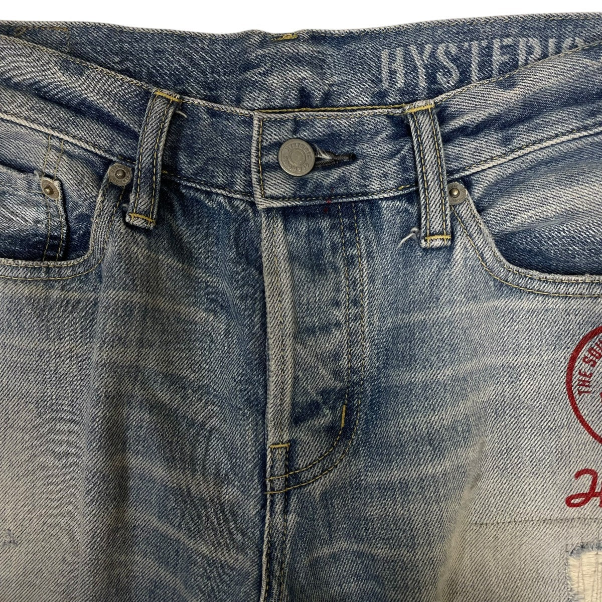 Hysterics ダメージ加工 デニム S スキニー ストレート 103109_ds01.jpg?20250718113810