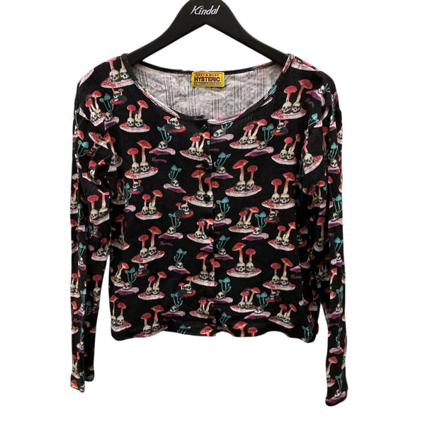 Hysteric Glamour(ヒステリックグラマー) SKULL MUSHROOM総柄コットン