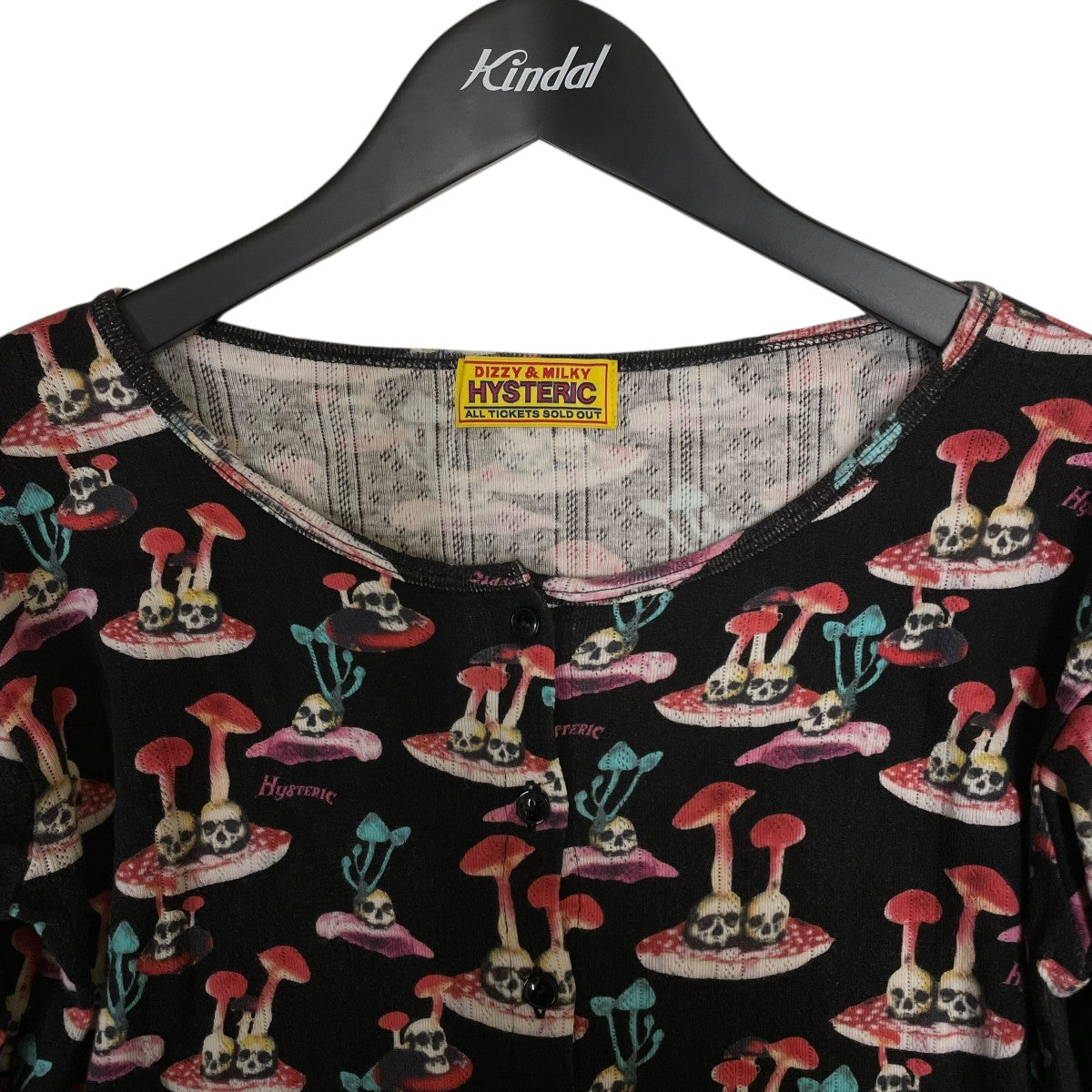 Hysteric Glamour(ヒステリックグラマー) SKULL MUSHROOM総柄コットン