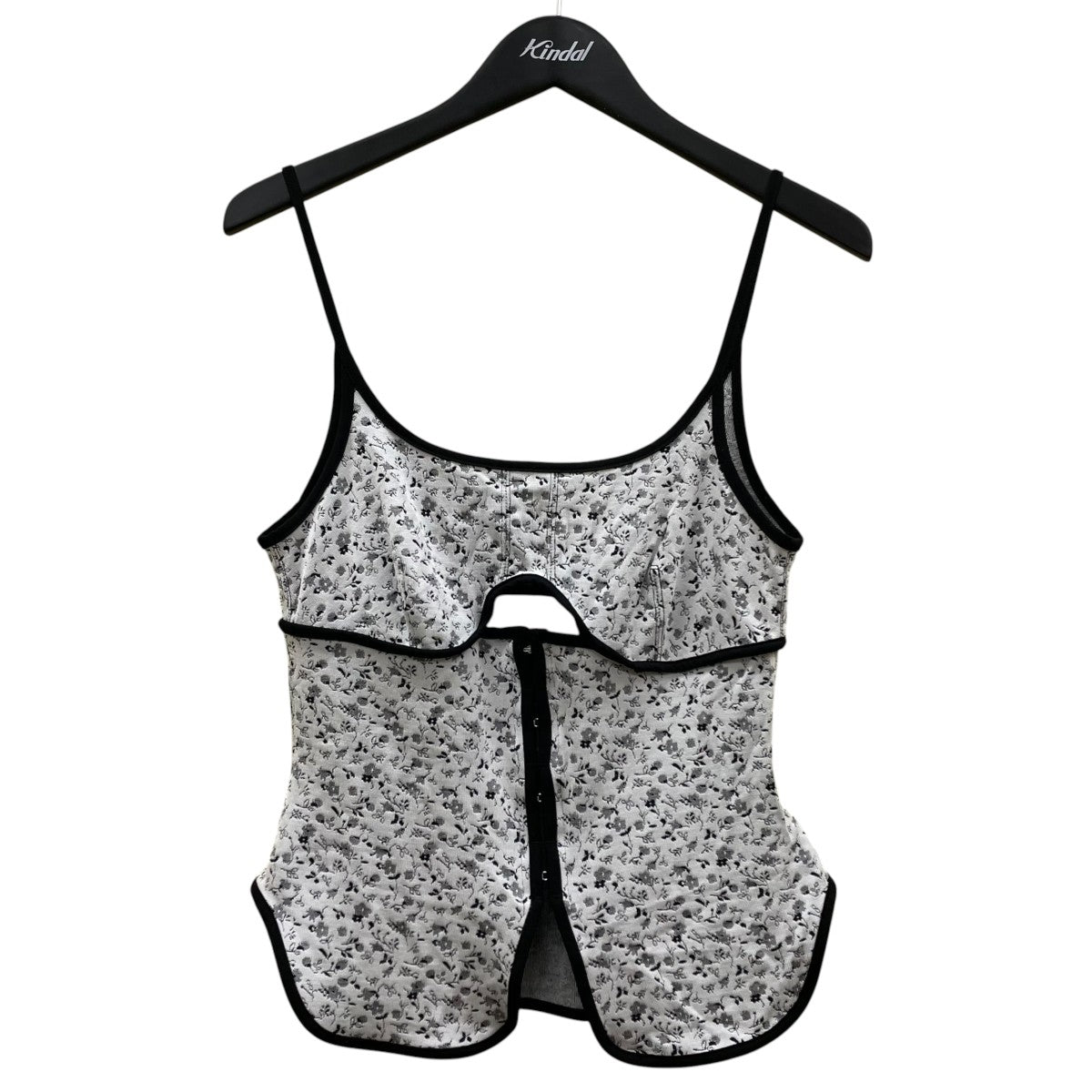 25AWFloral Jacquard Fraise Stitch Camisole Topフローラル ジャカード フライス ステッチ キャミソール トップMM25FW-JS029
