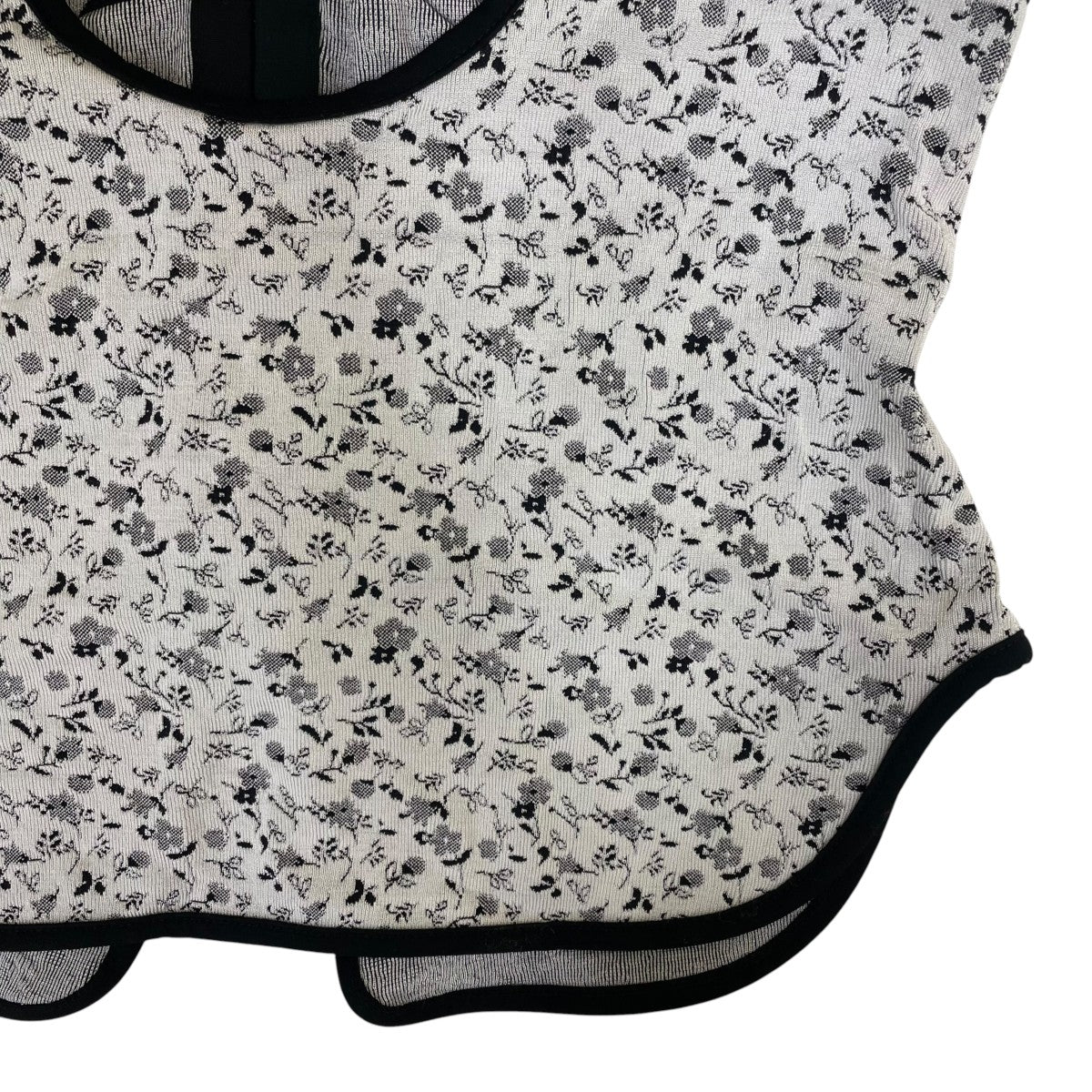 25AWFloral Jacquard Fraise Stitch Camisole Topフローラル ジャカード フライス ステッチ キャミソール トップMM25FW-JS029