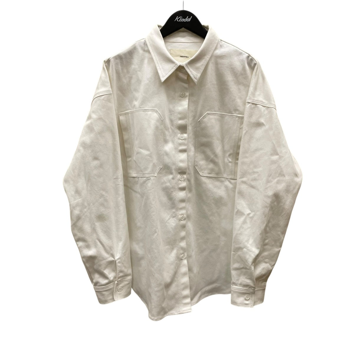 Cottontwill Over Shirts長袖ブラウス12420414