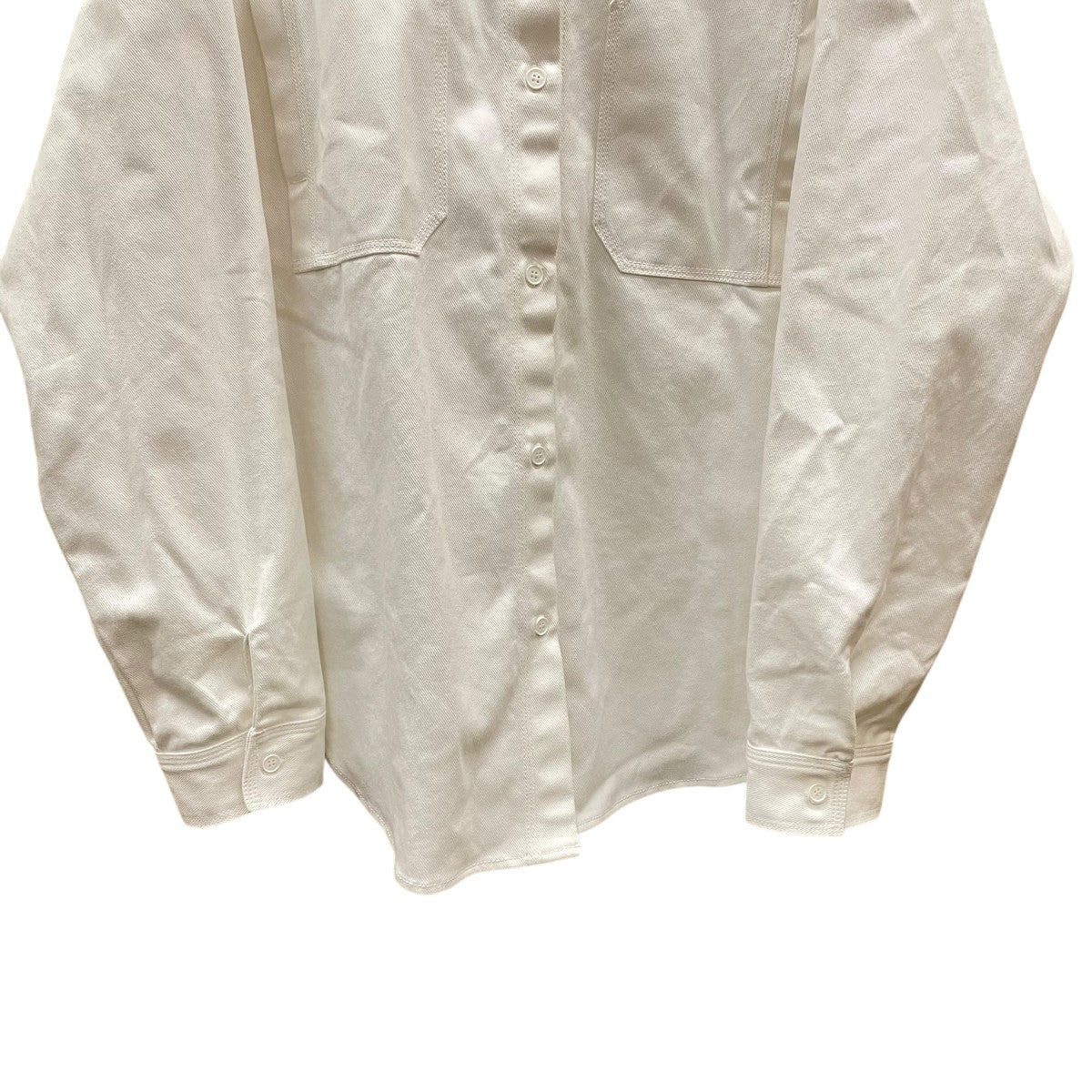 Cottontwill Over Shirts長袖ブラウス12420414