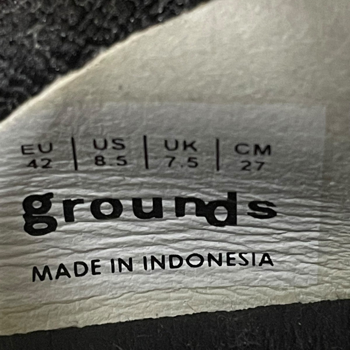 grounds×MIKIO SAKABE 厚底スニーカー ブラック サイズ 27cm｜【公式