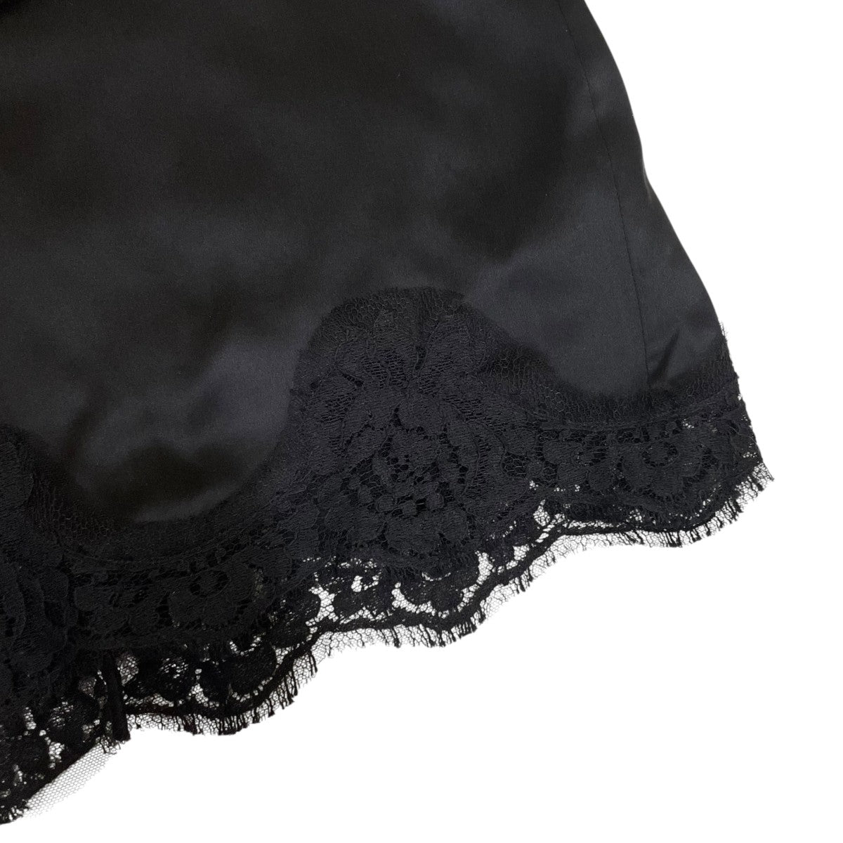 DOLCE ＆ GABBANA シルク コットン レース 半袖ワンピース 膝丈ワンピースF6VJ3T 古着・中古-4枚目のアイテム画像