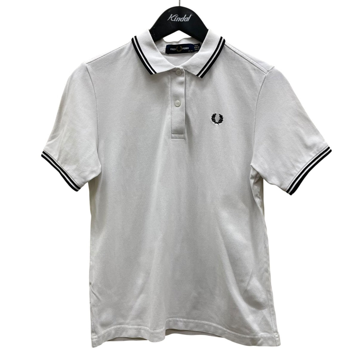 FRED PERRY ロゴ刺繍 半袖ポロシャツ ブラウス 古着・中古-1枚目のアイテム画像