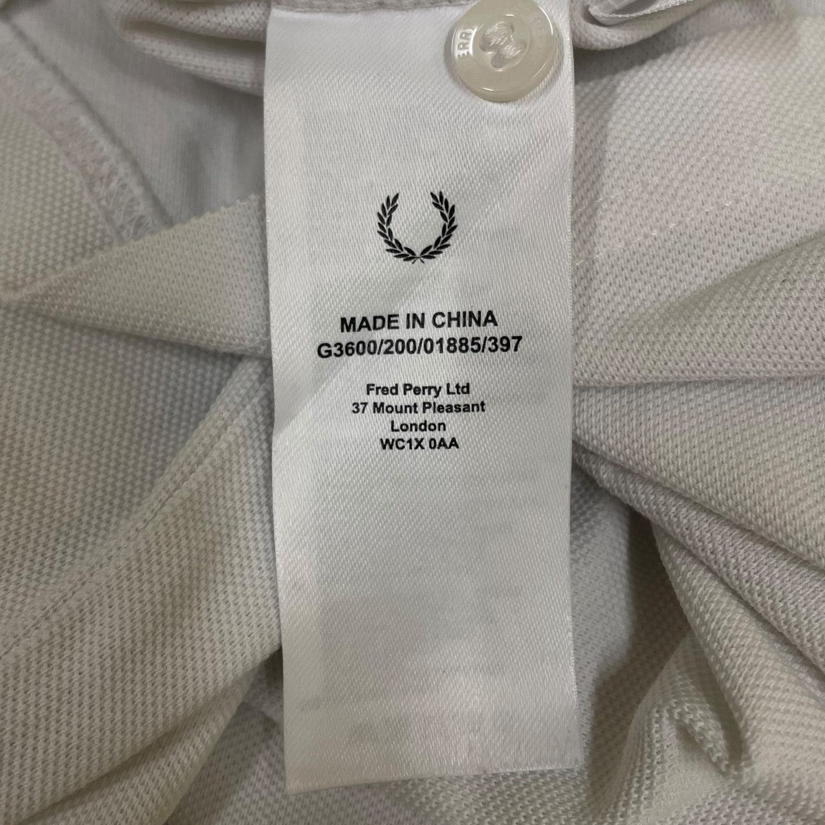 FRED PERRY ロゴ刺繍 半袖ポロシャツ ブラウス 古着・中古-6枚目のアイテム画像