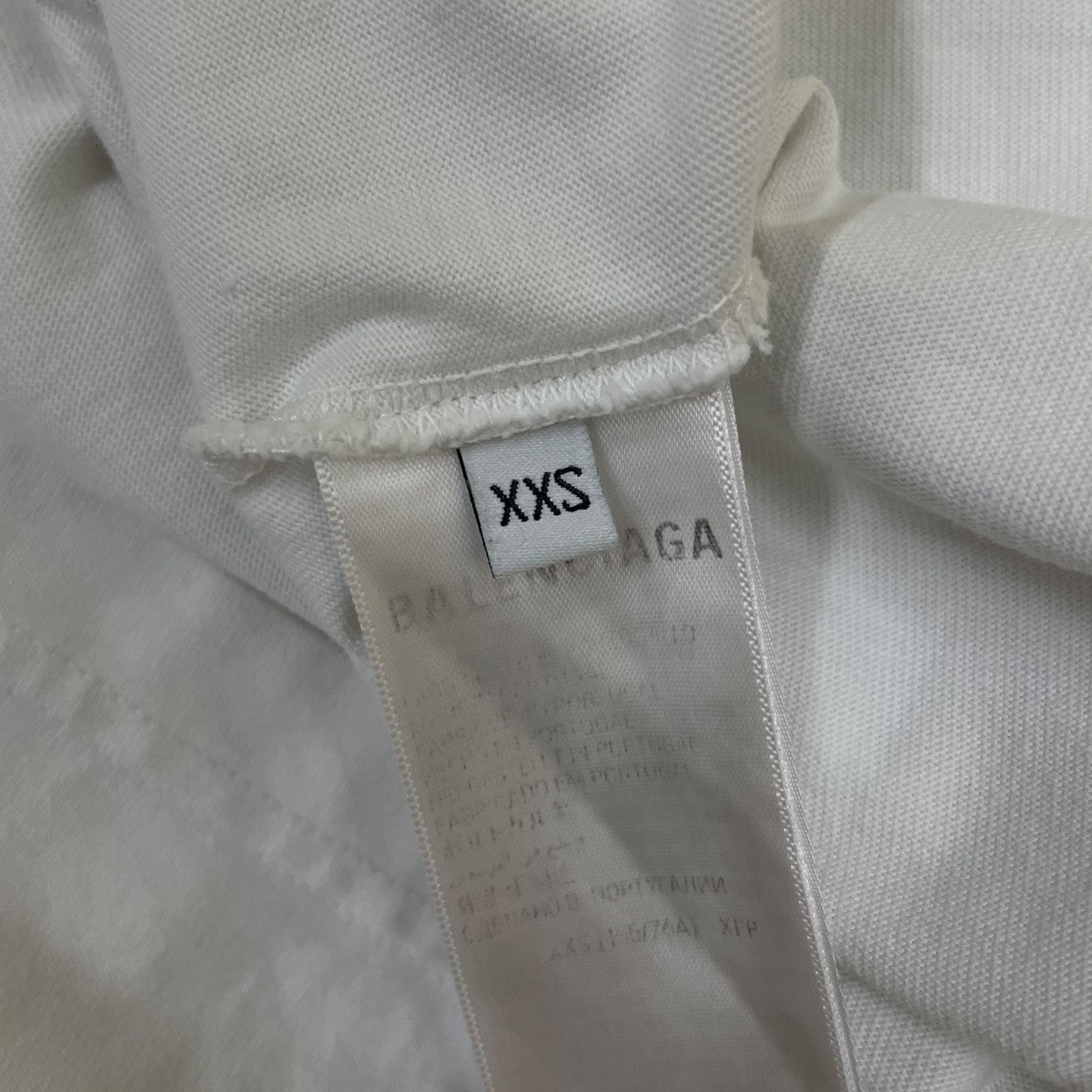 BALENCIAGA スワロフスキーブランドロゴ ラインストーン 半袖Tシャツ コットンTシャツ641655 古着・中古-5枚目のアイテム画像