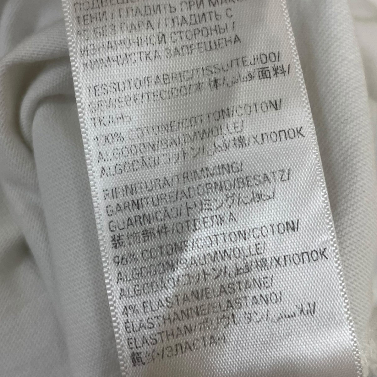 BALENCIAGA スワロフスキーブランドロゴ ラインストーン 半袖Tシャツ コットンTシャツ641655 古着・中古-6枚目のアイテム画像
