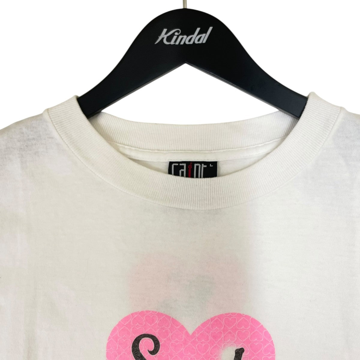 SAINT MICHAEL HEART SAINT SS TEEハート ロゴ プリント ヴィンテージ加工 半袖Tシャツ コットンTシャツSM-HR1-0000-019 古着・中古-3枚目のアイテム画像