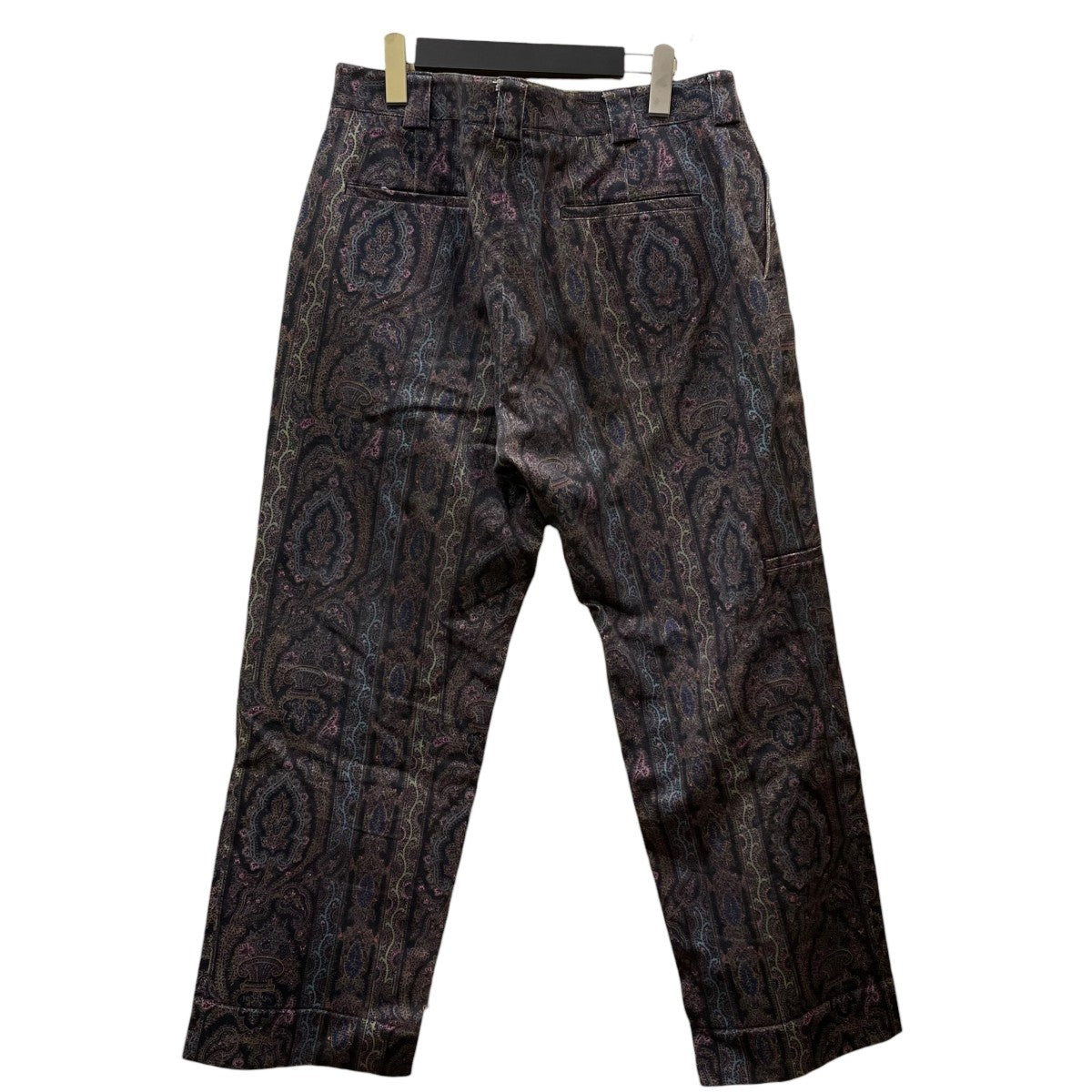 ペイズリーワークトラウザーズパンツ213114