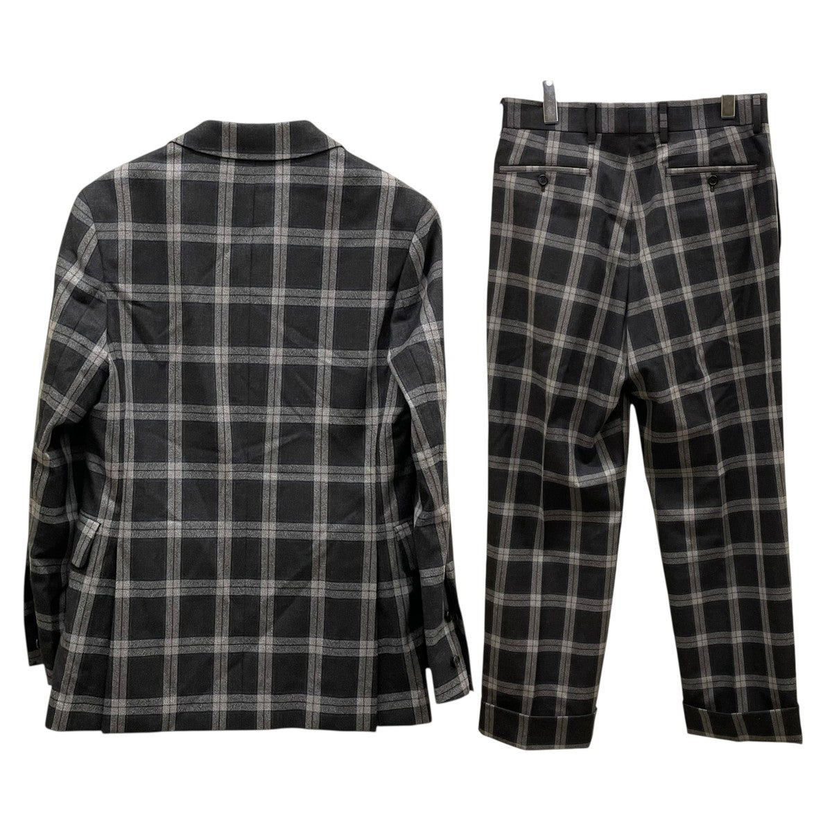 Paul Smith タータンチェックセットアップスーツ233105 233105 グレー