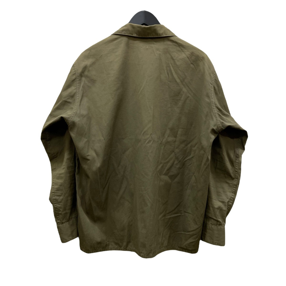 COMOLI 17AW OD プルオーバーシャツ OLIVE 3 COMOLI 17AW OD プルオーバーシャツ OLIVE 3 セール アウトレ